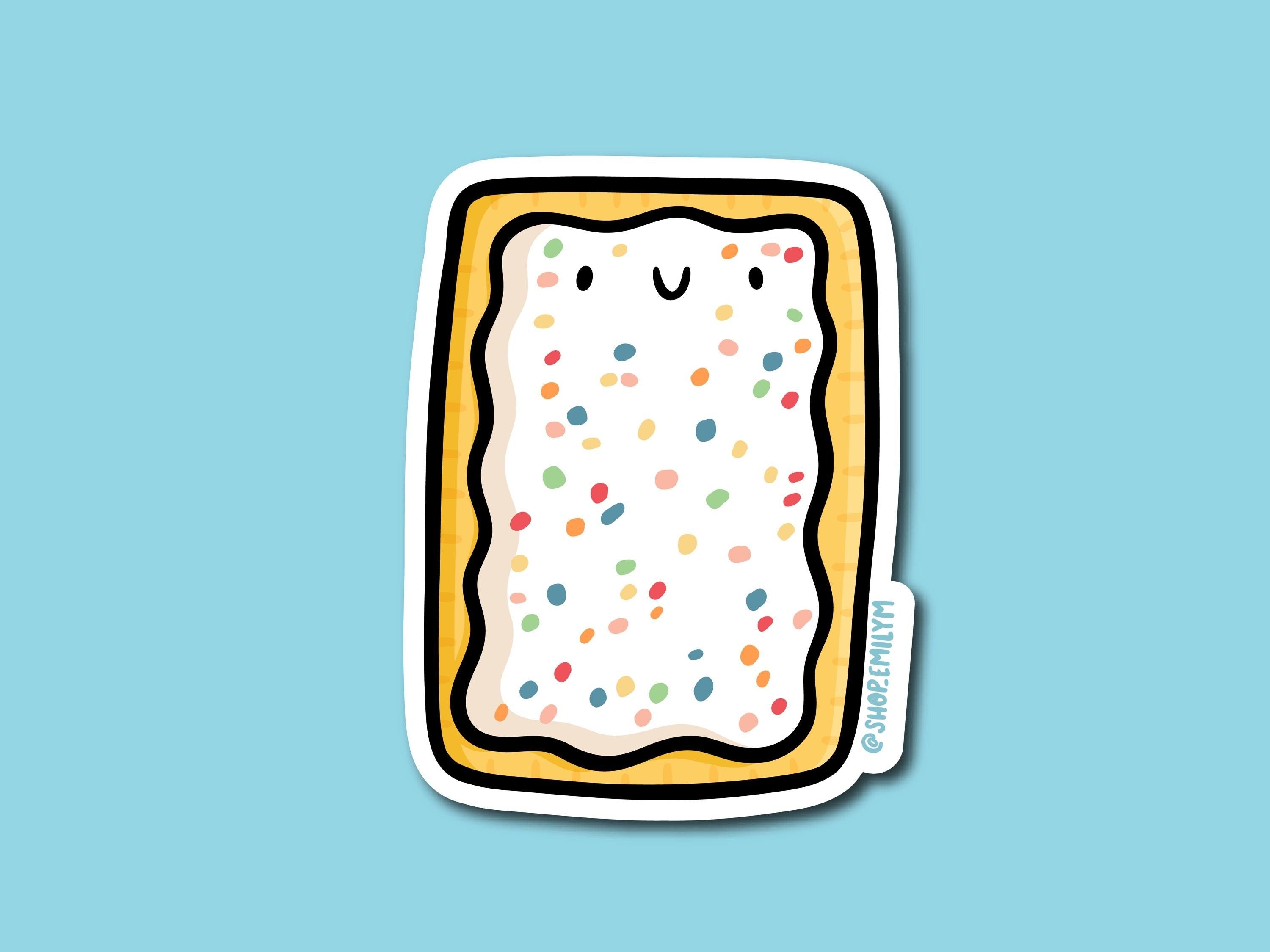 Toaster Pastry Sticker (Blueberry)