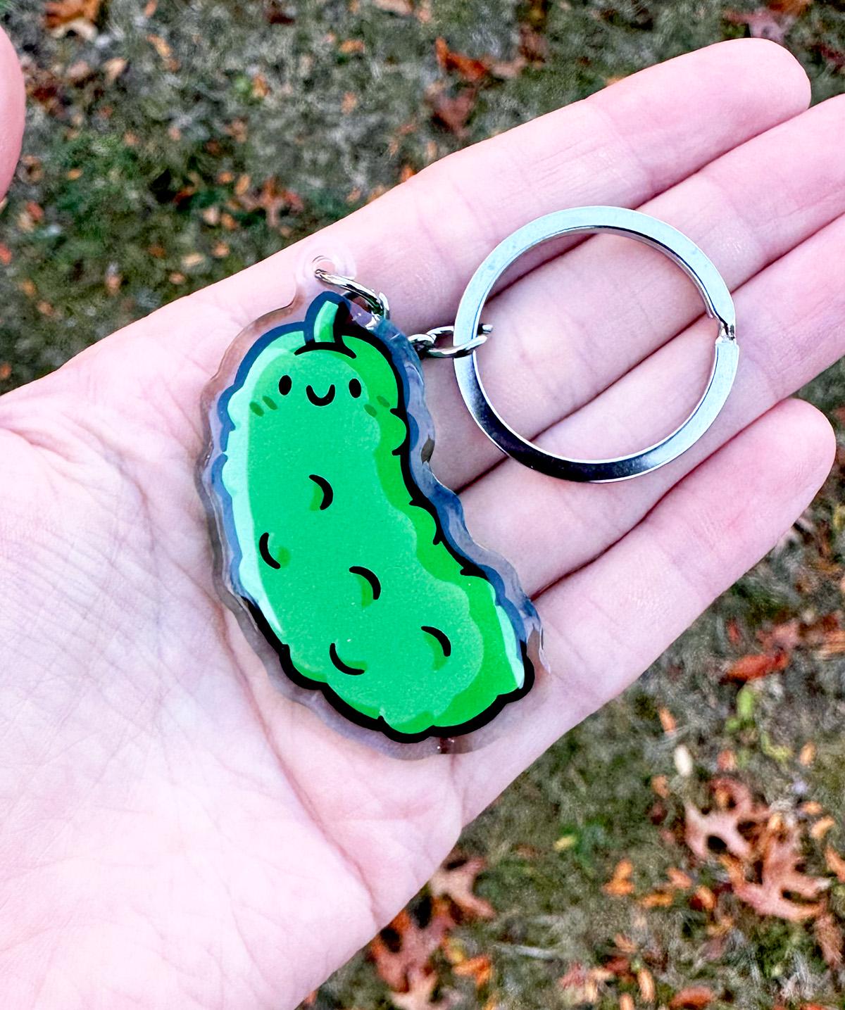 Pickle Keychain