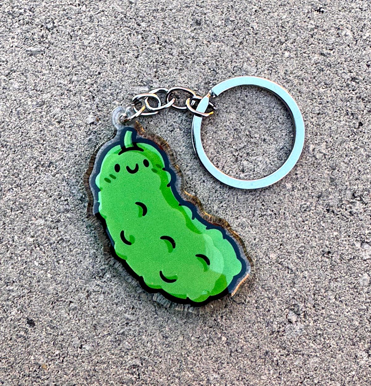 Pickle Keychain