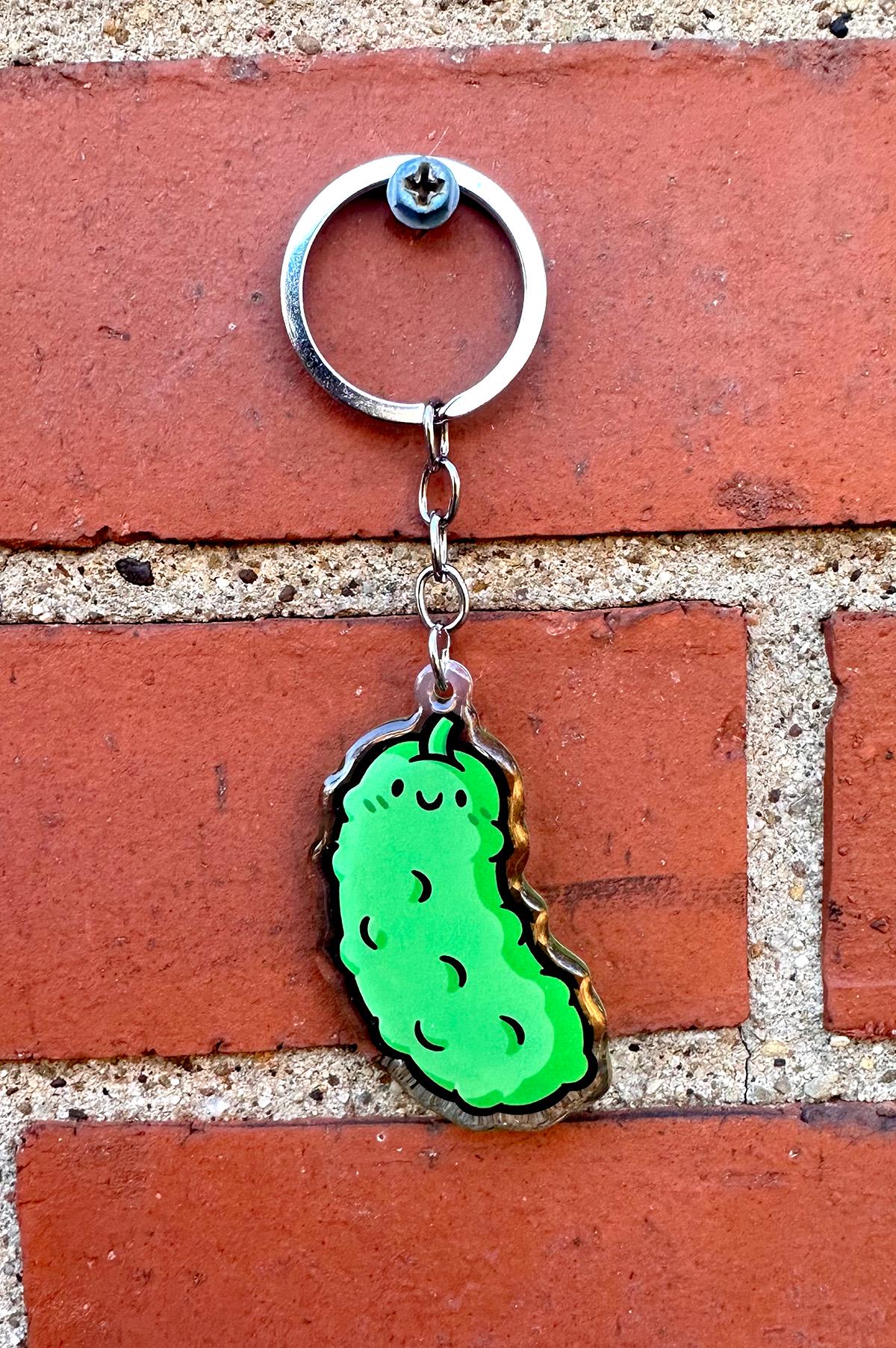 Pickle Keychain