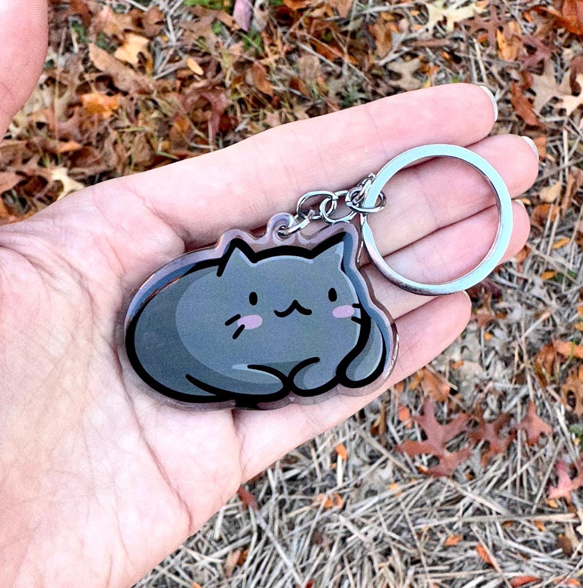 Black Cat Keychain