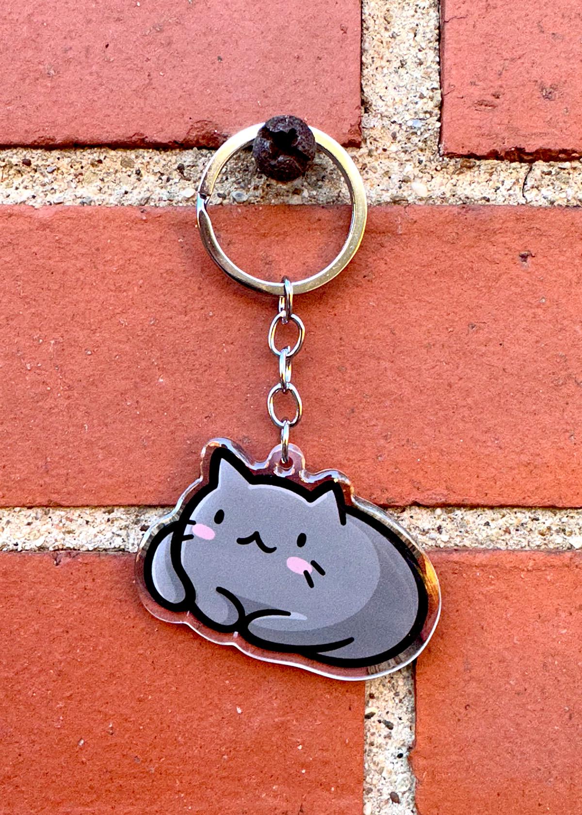 Black Cat Keychain