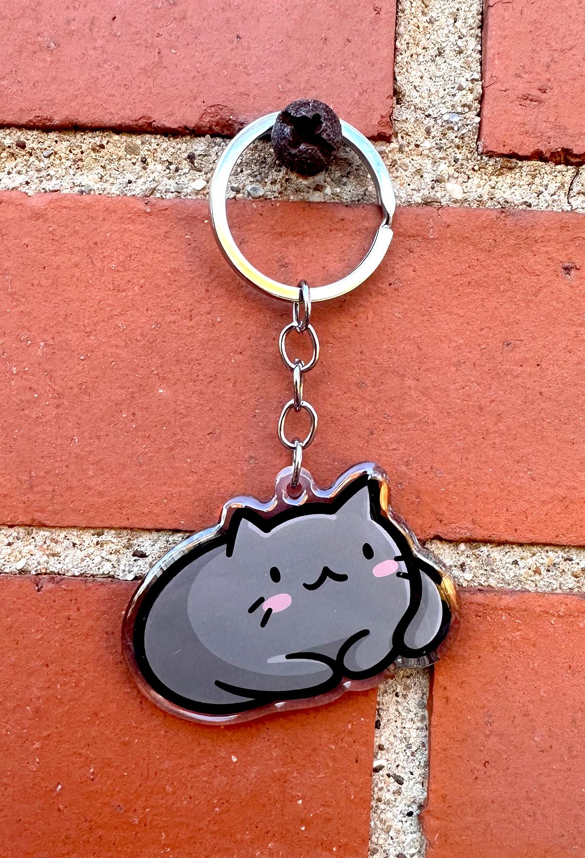 Black Cat Keychain