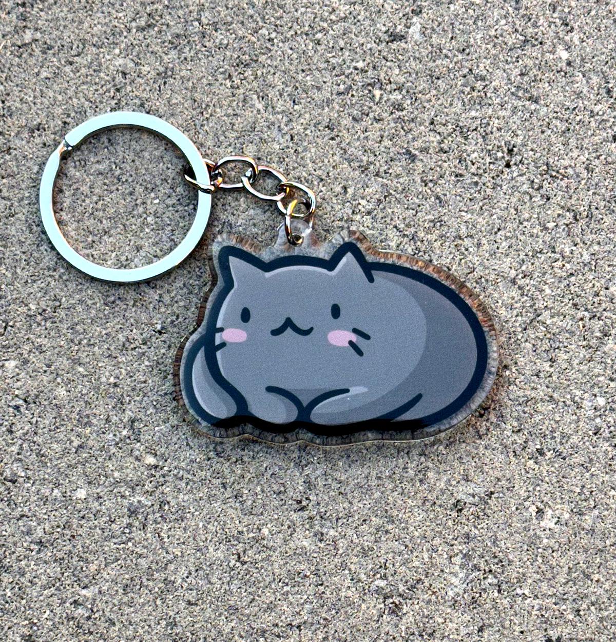 Black Cat Keychain