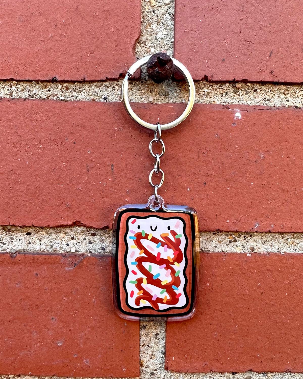 Toaster Pastry Keychain (Hot Fudge Sundae)