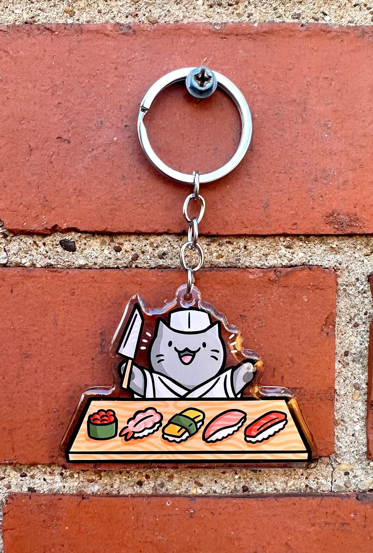 Sushi Chef Keychain