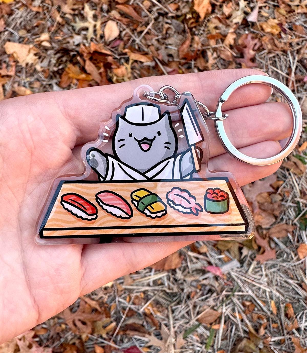 Sushi Chef Keychain