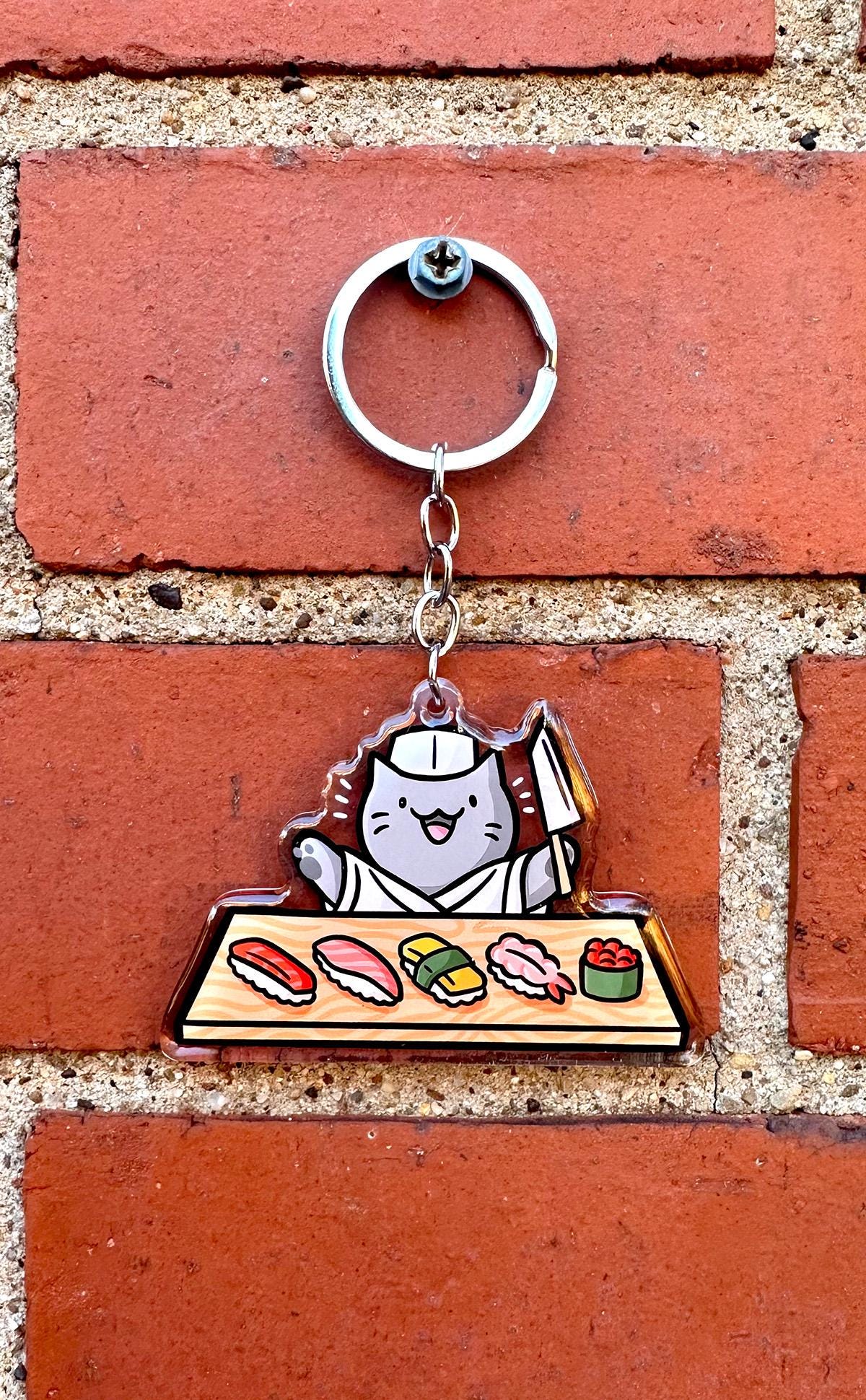 Sushi Chef Keychain