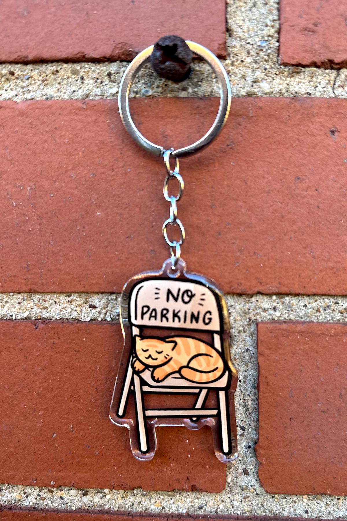 Parking Chair Keychain