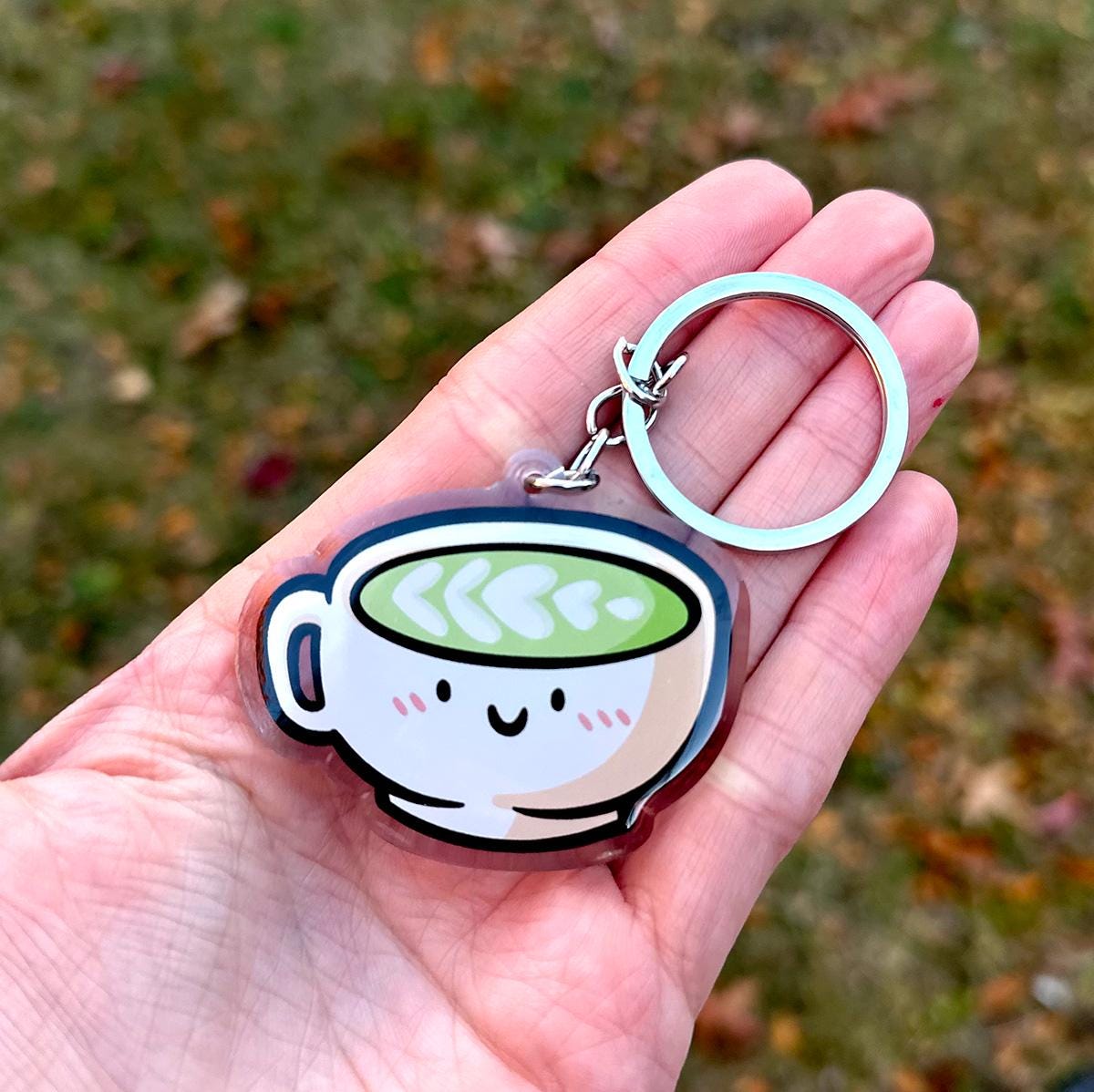 Matcha Latte Keychain