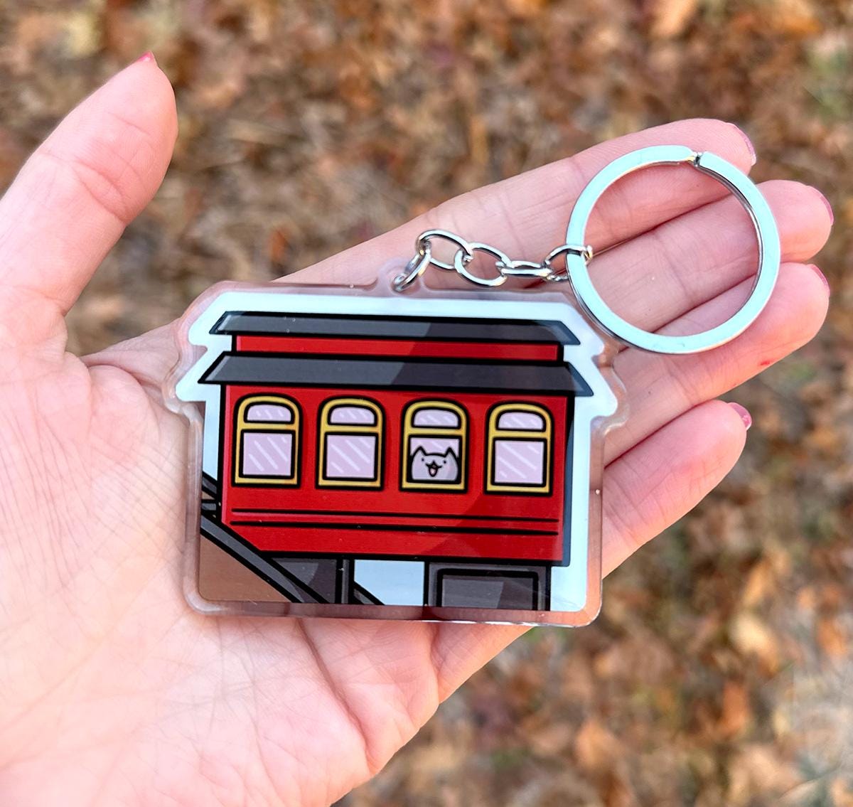 Pittsburgh Incline Keychain