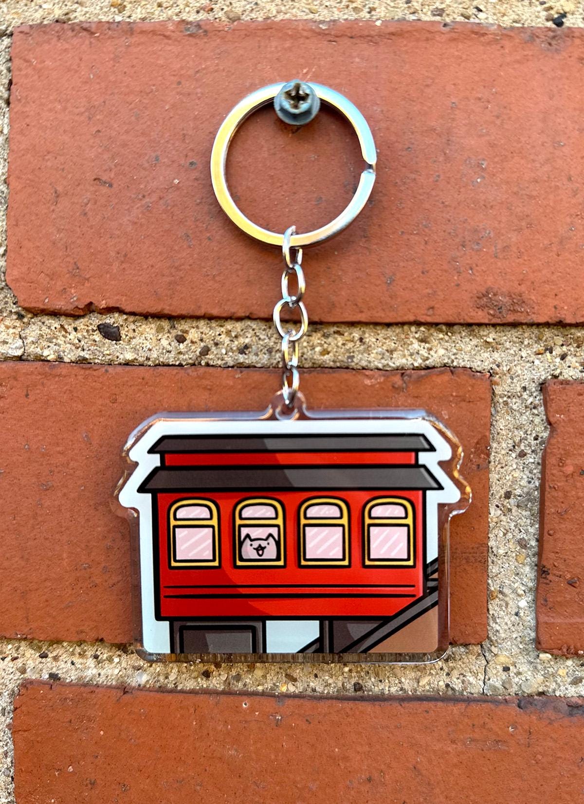 Pittsburgh Incline Keychain