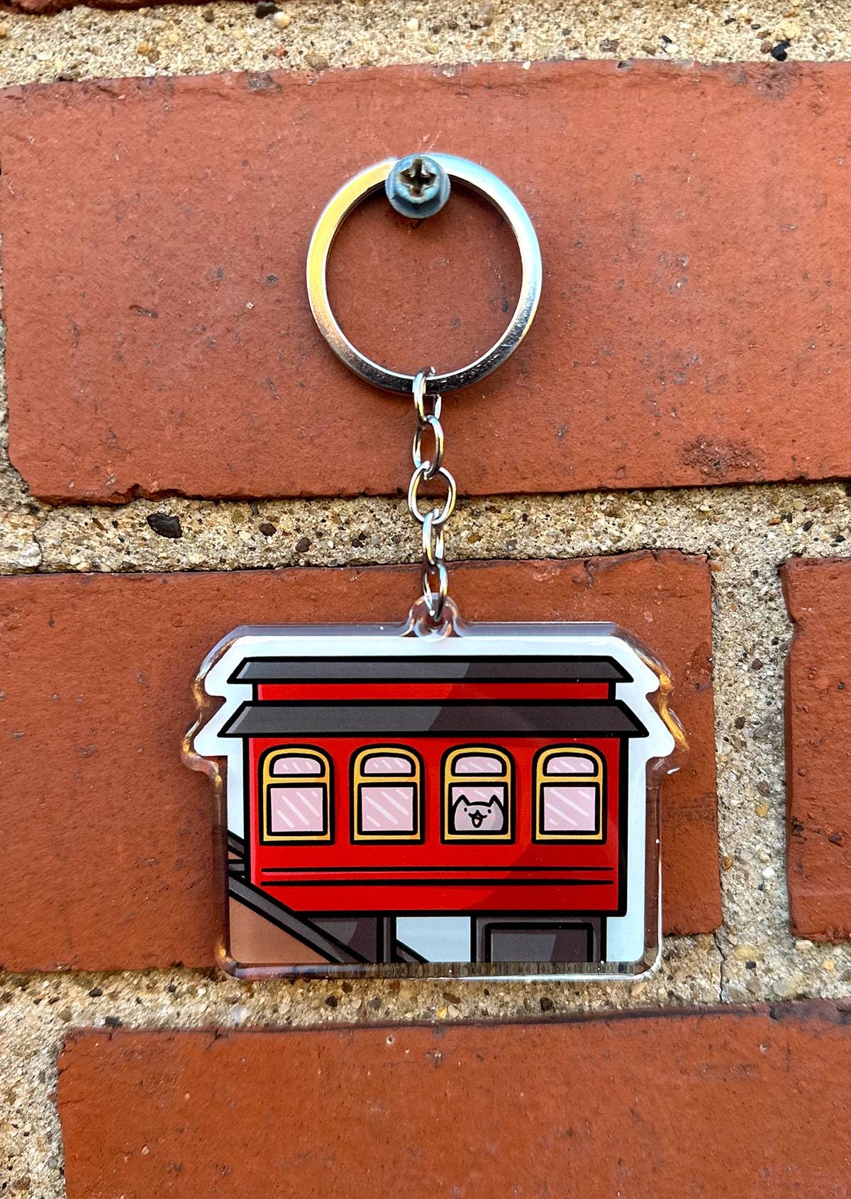 Pittsburgh Incline Keychain