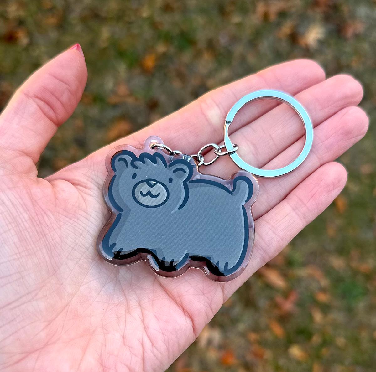 Black Bear Keychain