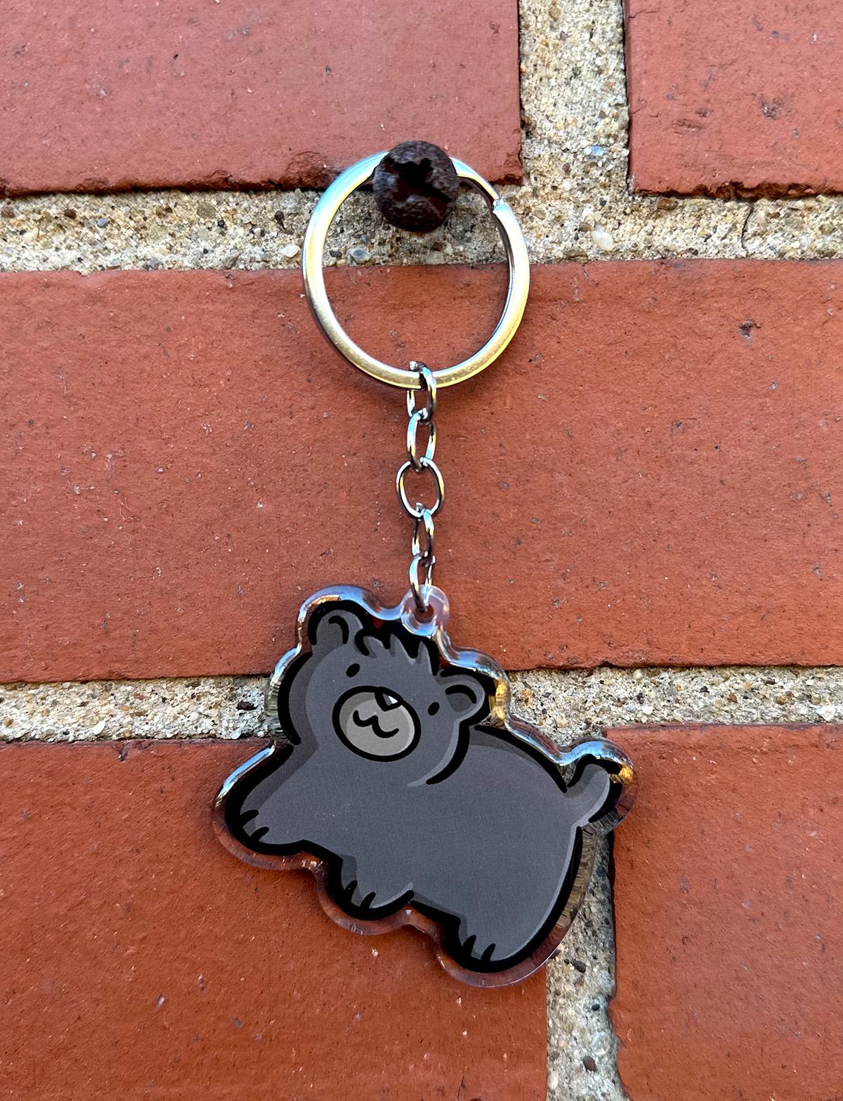 Black Bear Keychain