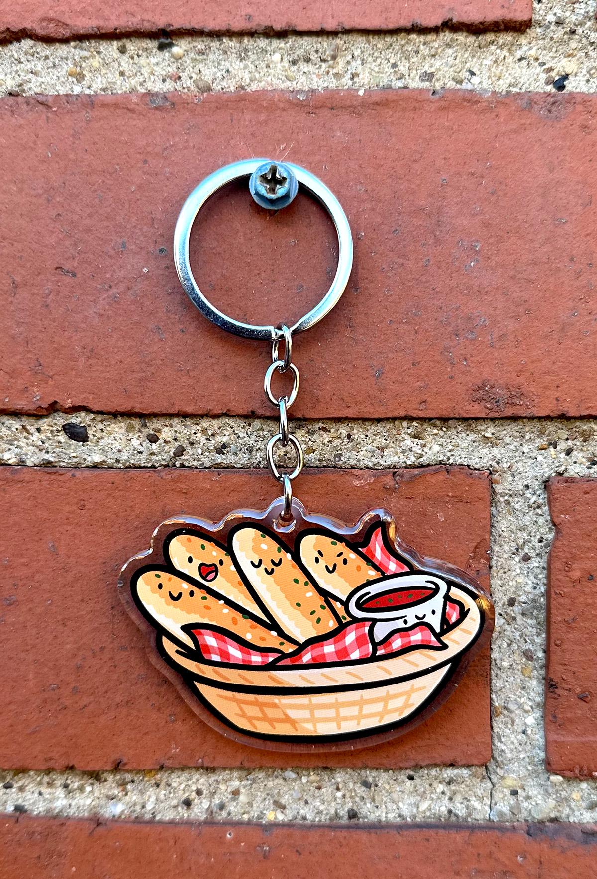 Breadsticks Keychain