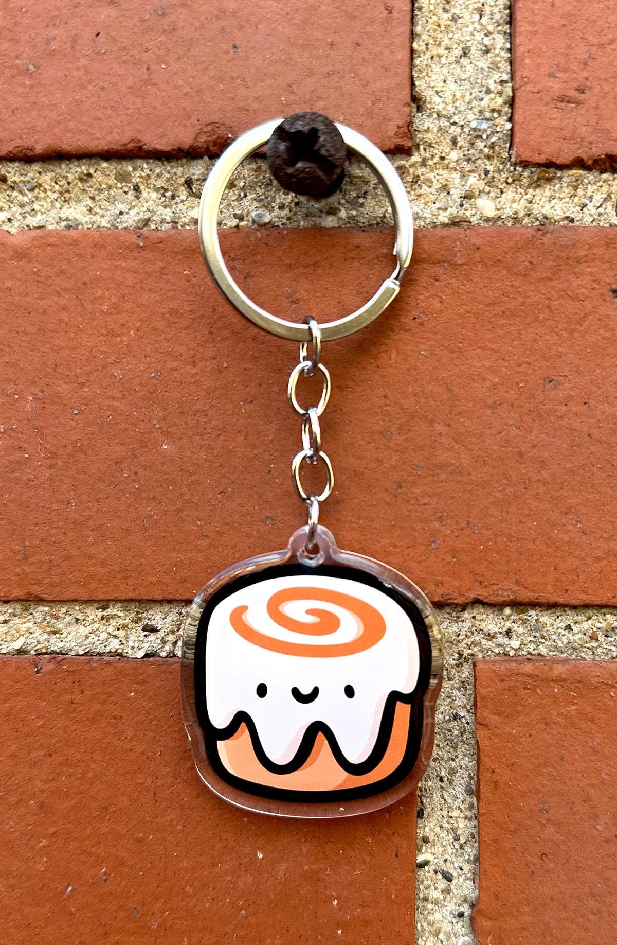 Cinnammon Roll Keychain