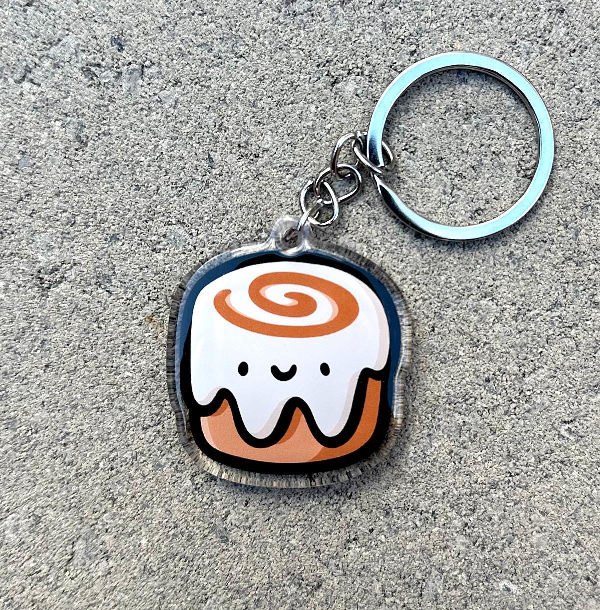 Cinnammon Roll Keychain