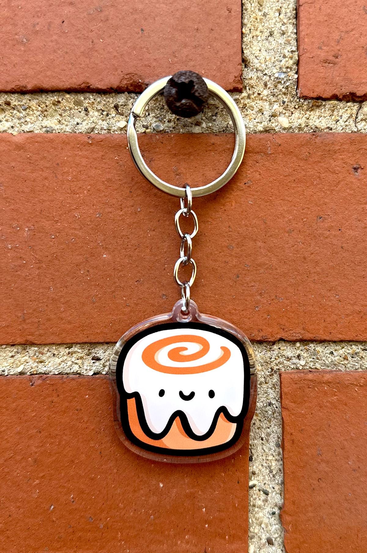 Cinnammon Roll Keychain