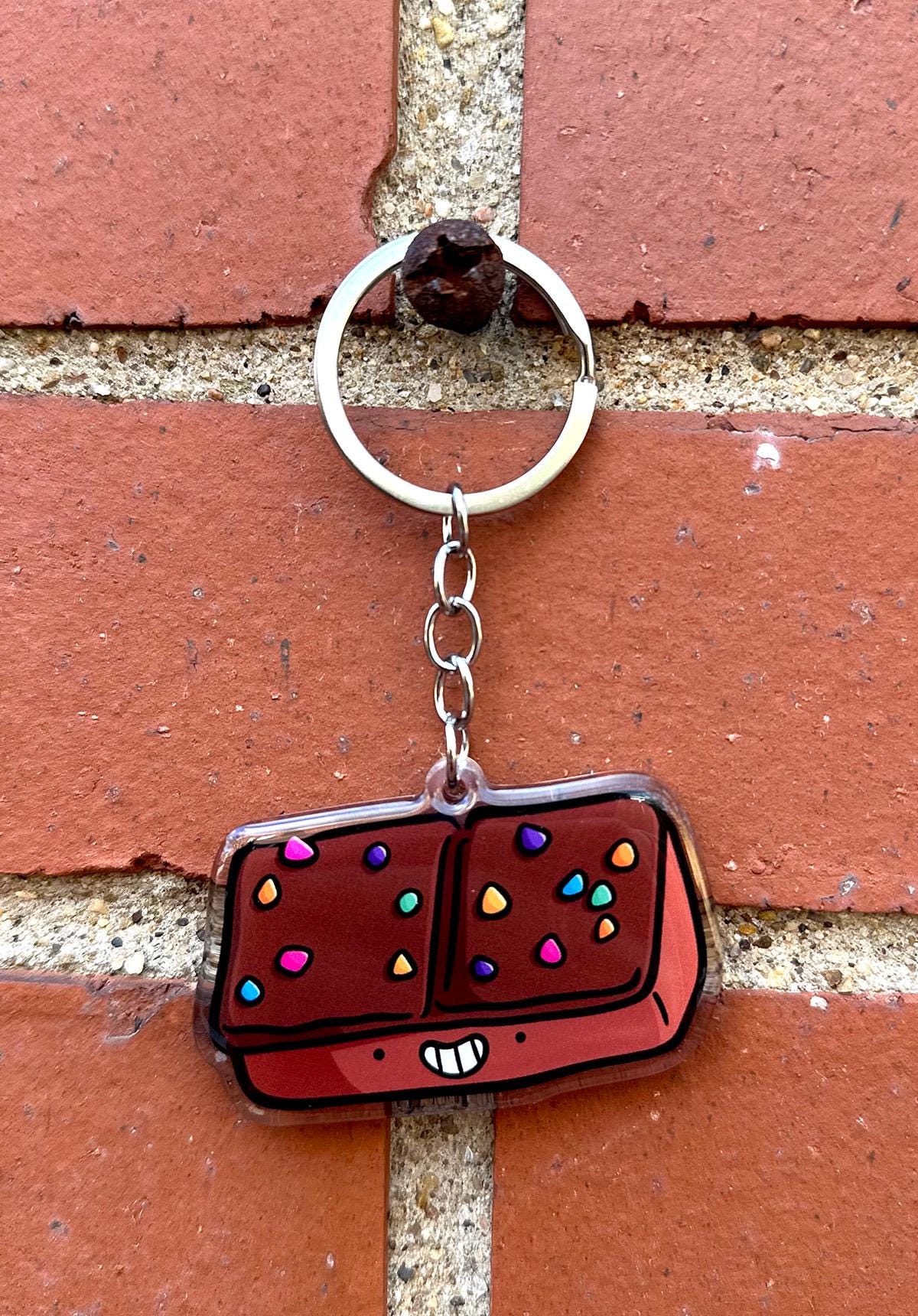 Outer Space Brownie Keychain