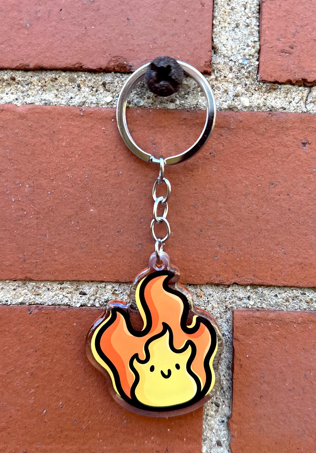 Flame Keychain