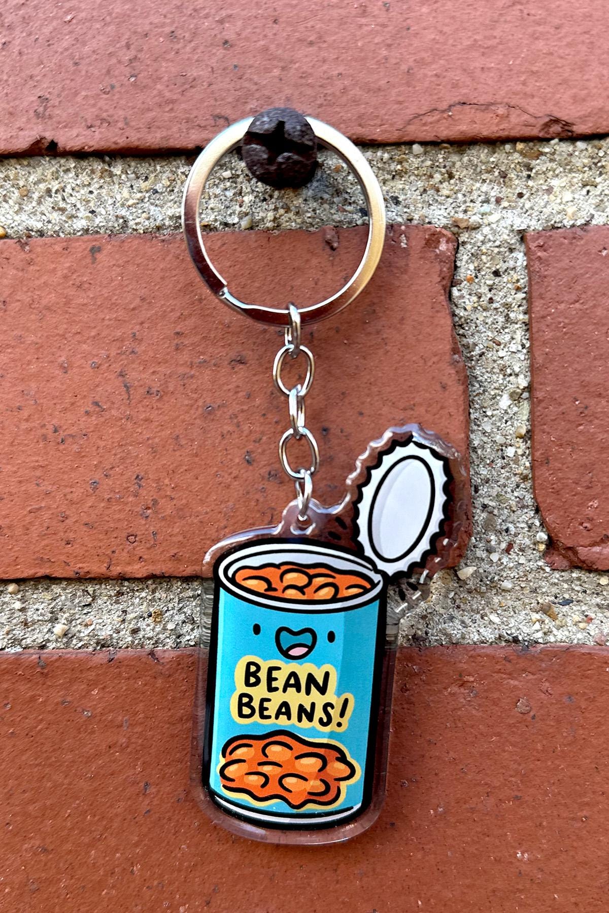 Can of Beans Keychain