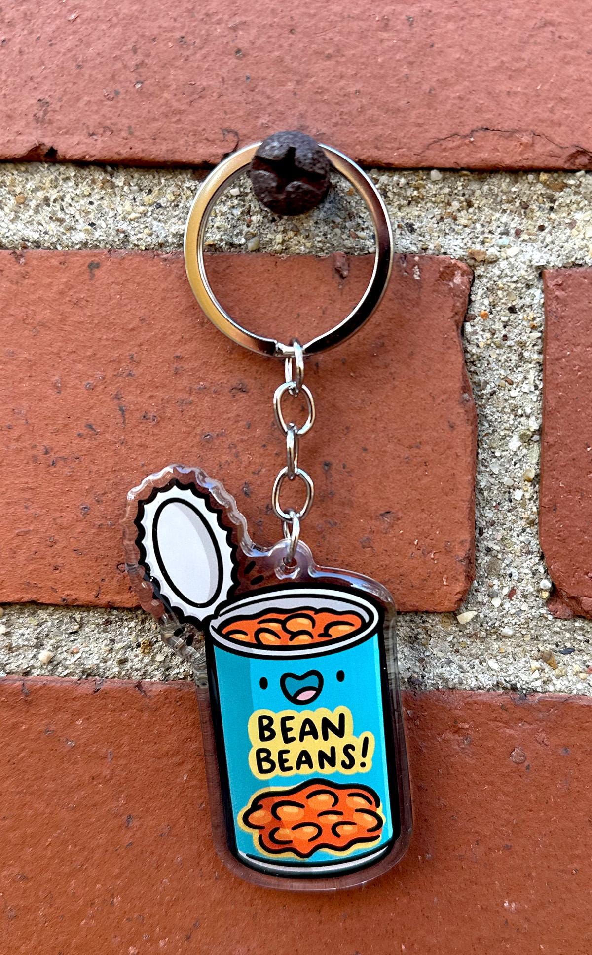 Can of Beans Keychain