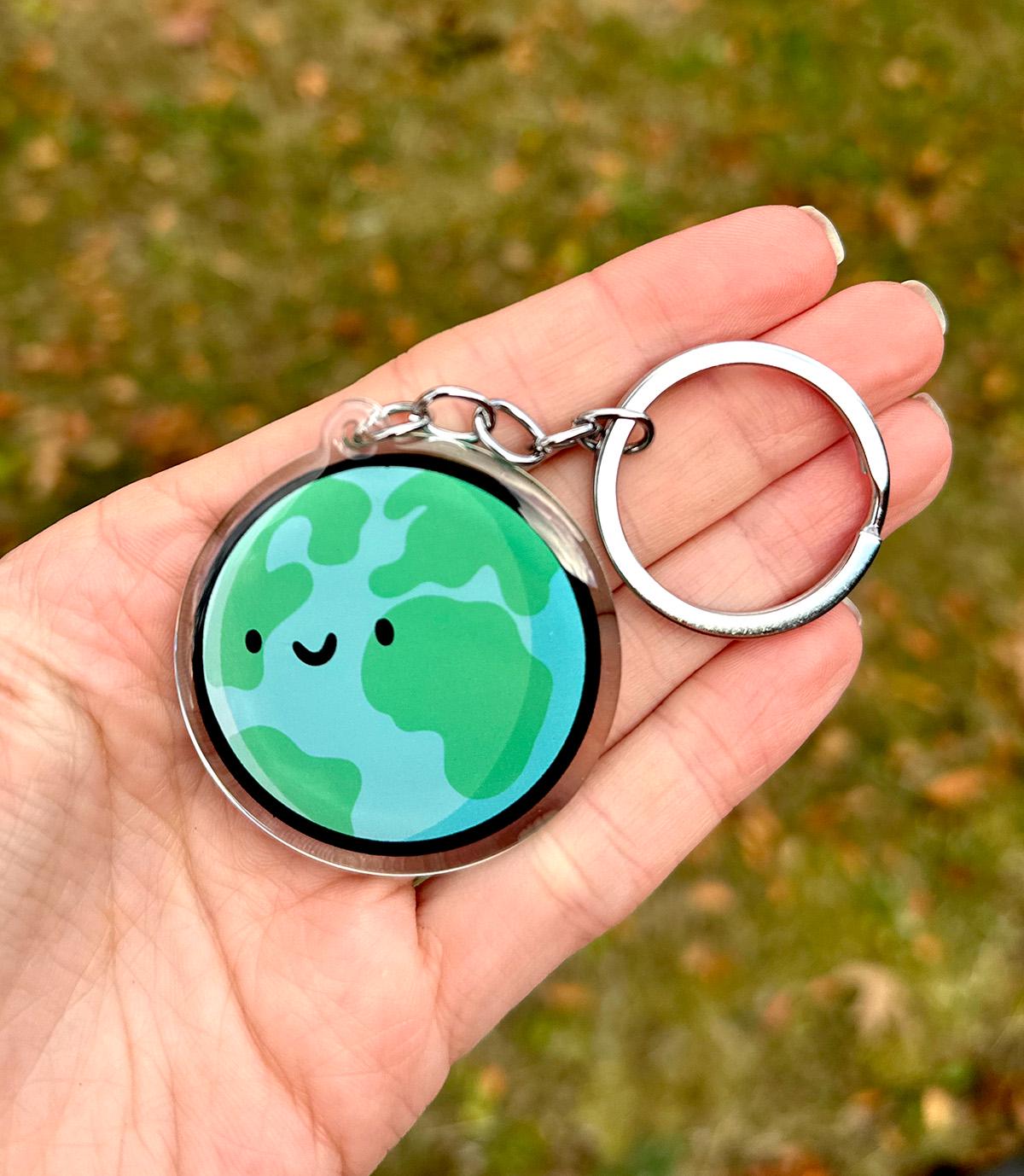 Earth Keychain