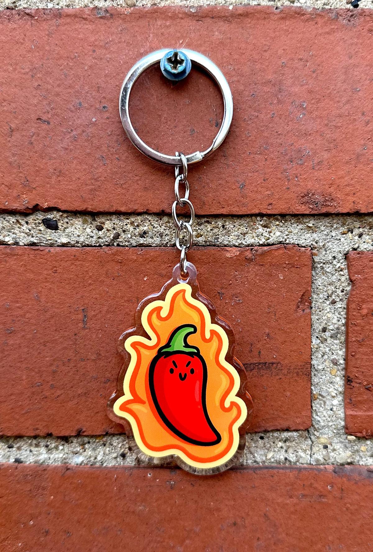 Hot Pepper Keychain