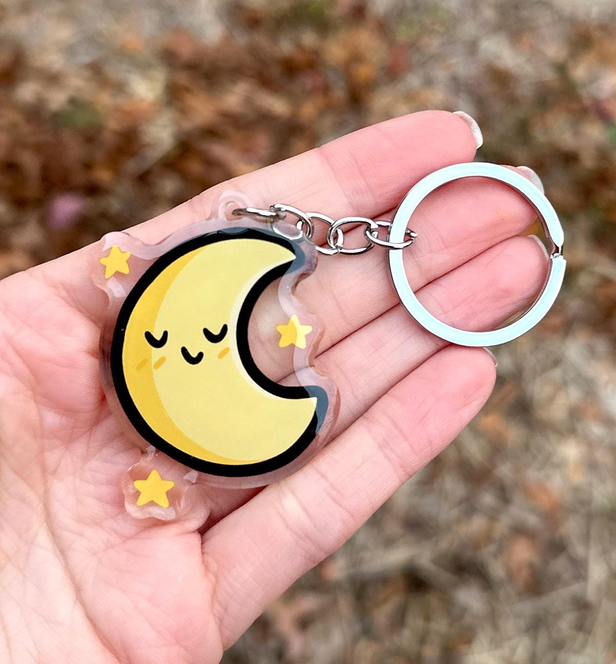 Moon & Stars Keychain