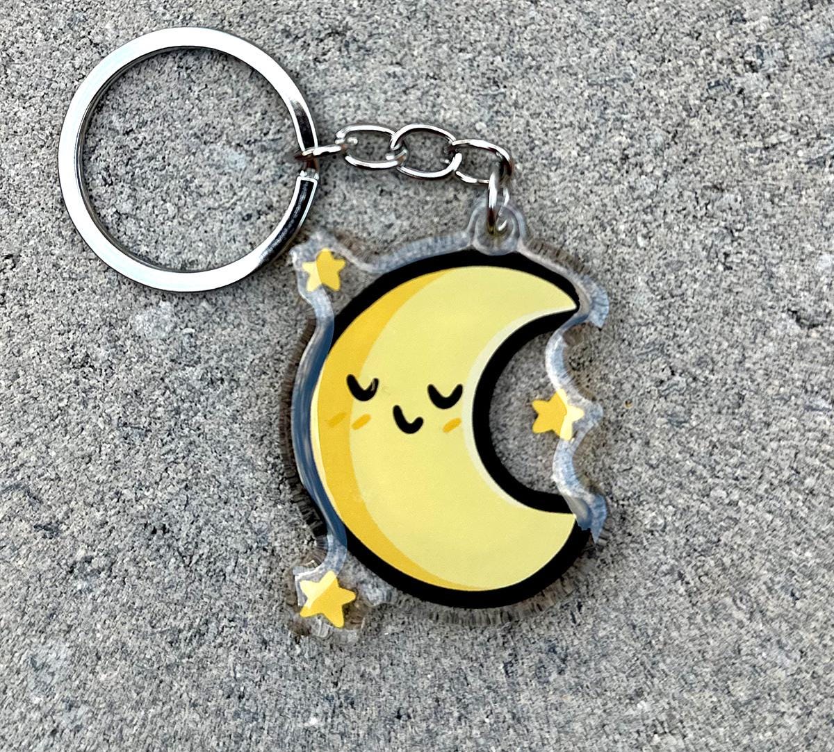 Moon & Stars Keychain