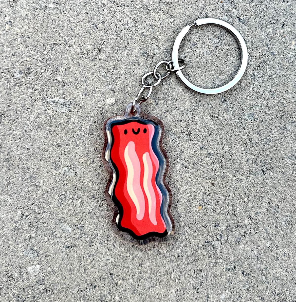 Bacon Keychain