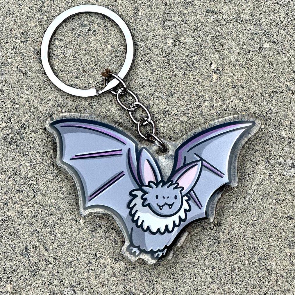 Vampire Bat Keychain