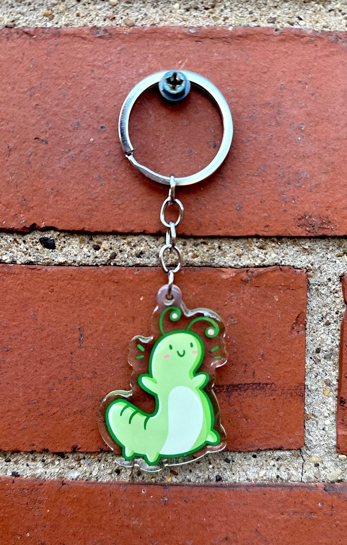 Caterpillar Keychain