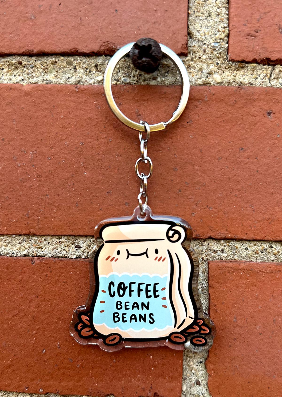 Coffee Beans Keychain