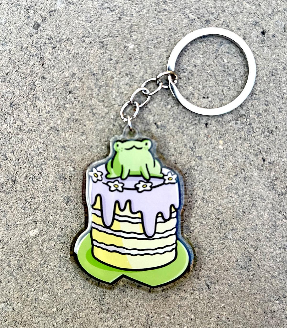 Frog Cake Keychain