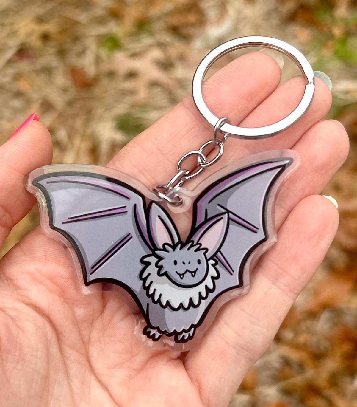 Vampire Bat Keychain