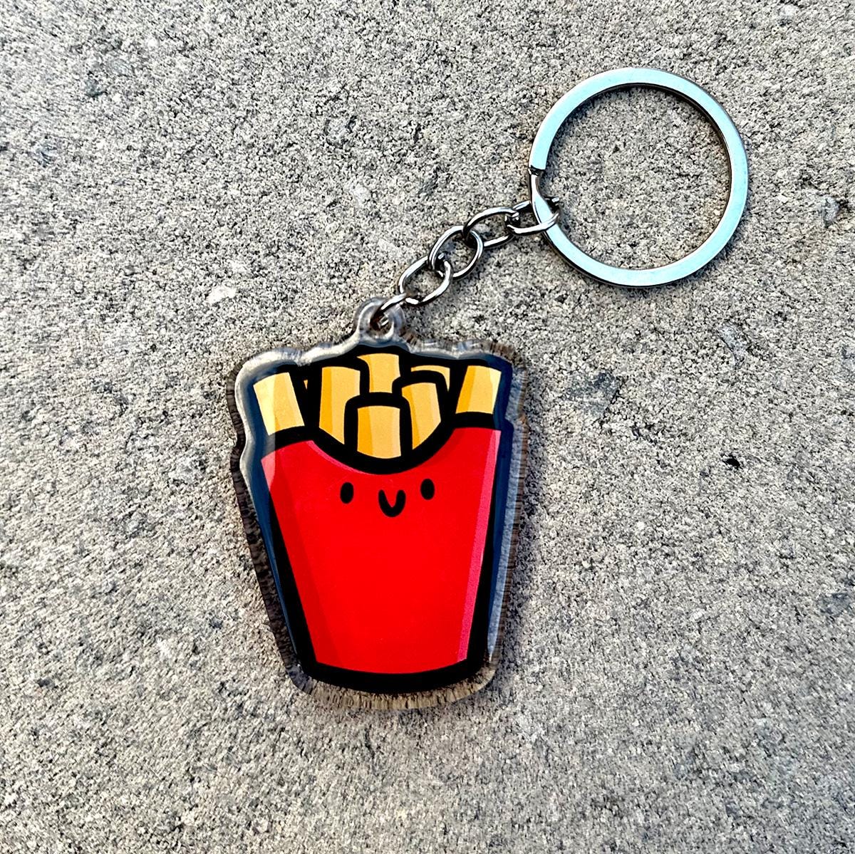 French Fries Keychain