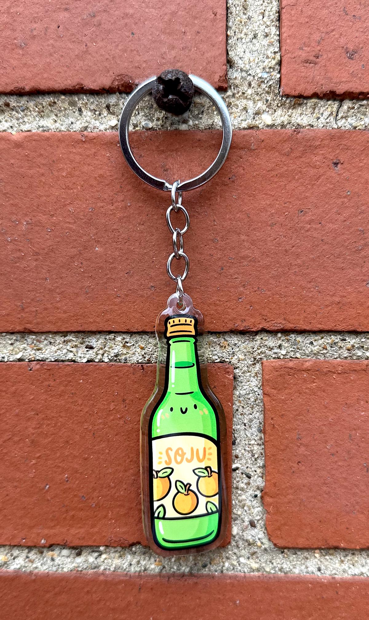 Soju Keychain (Mandarin)