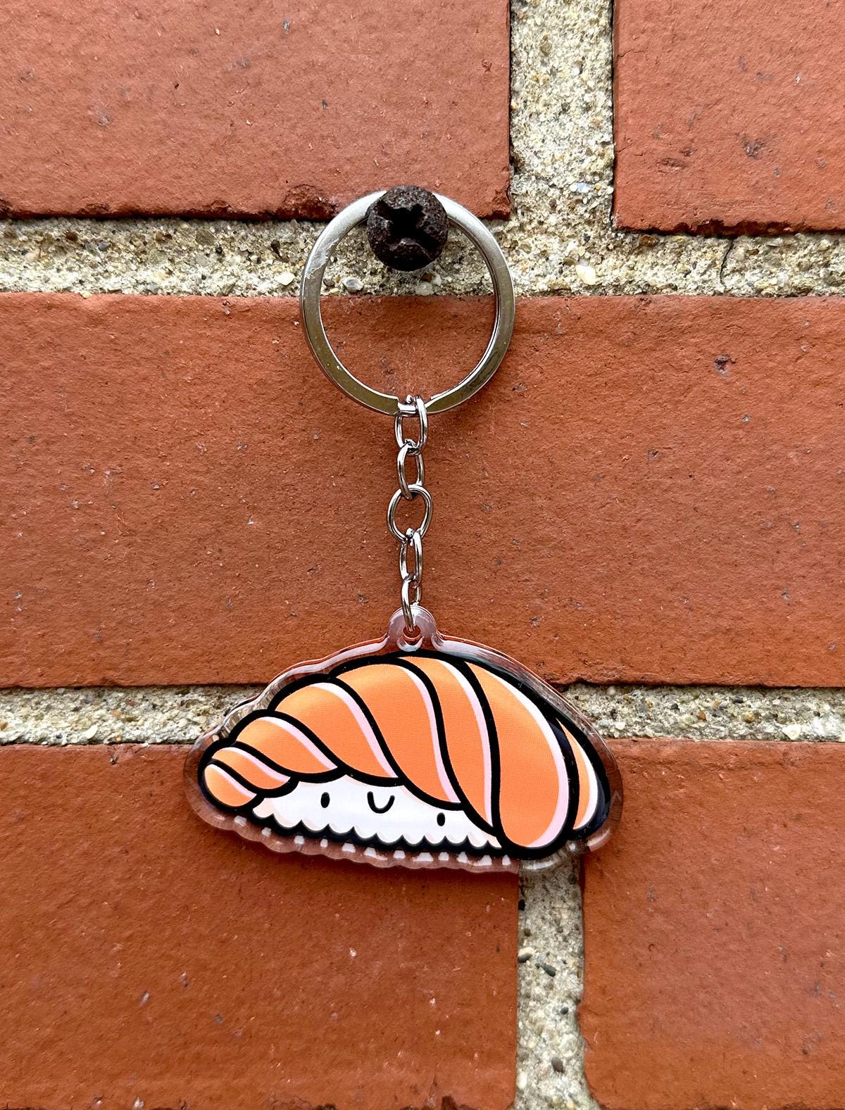 Salmon Sushi Keychain