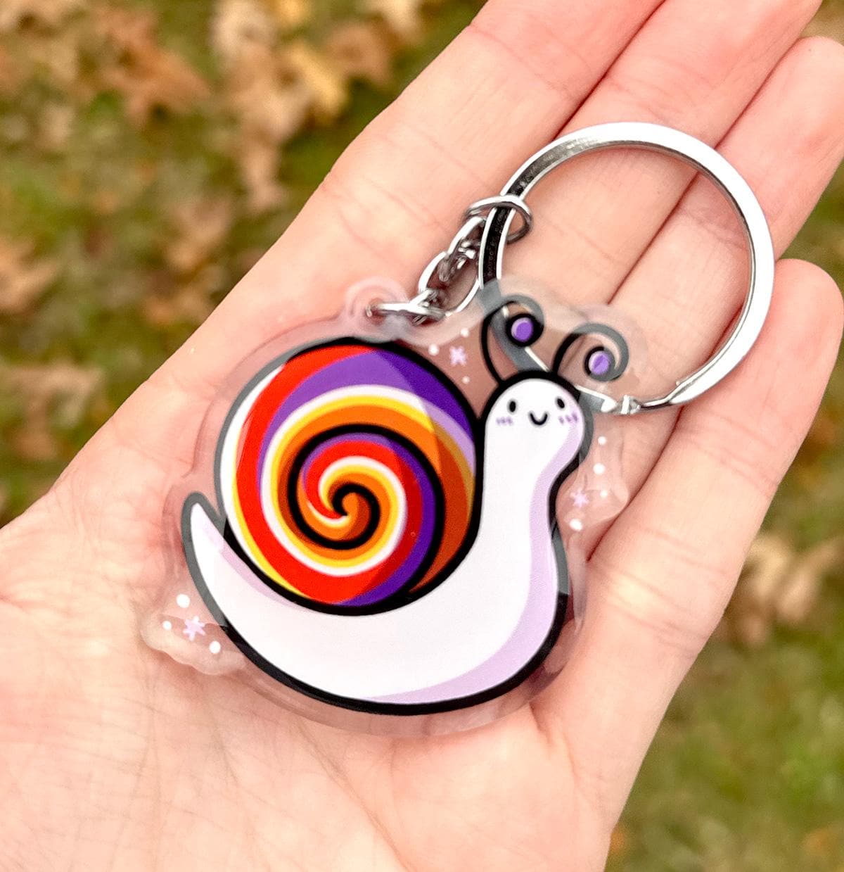 Snail Keychain