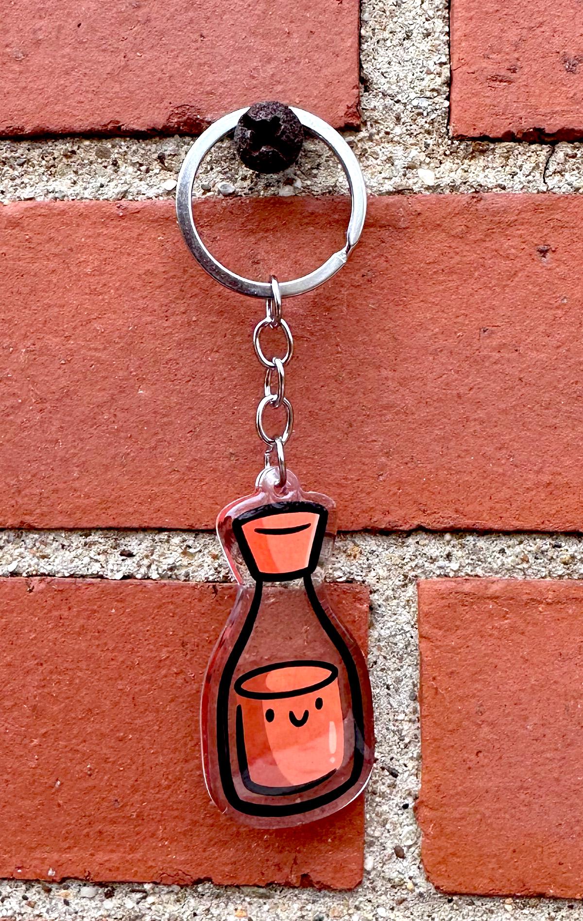 Soy Sauce Keychain