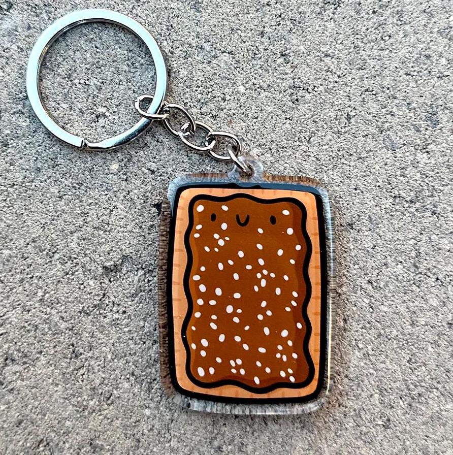 Toaster Pastry Keychain (Fudge)