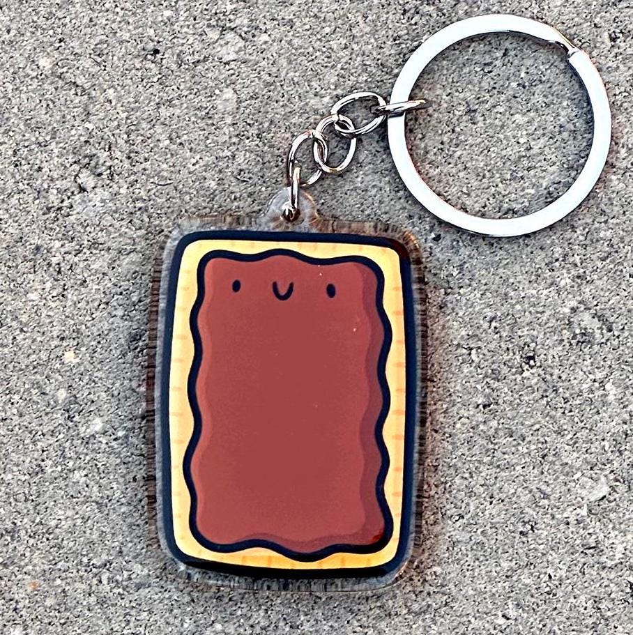 Toaster Pastry Keychain (S'mores)