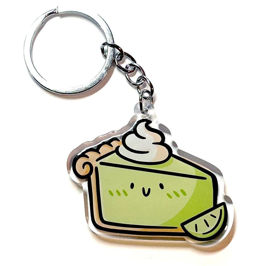 Key Lime Pie Keychain