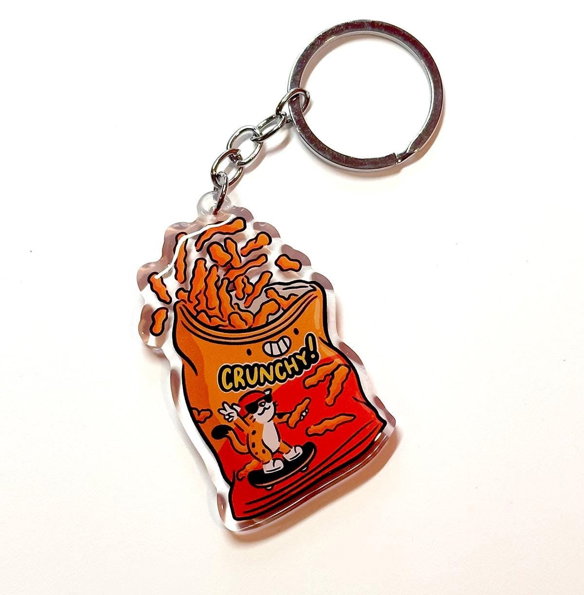 Crunchy Cheese Curls Keychain