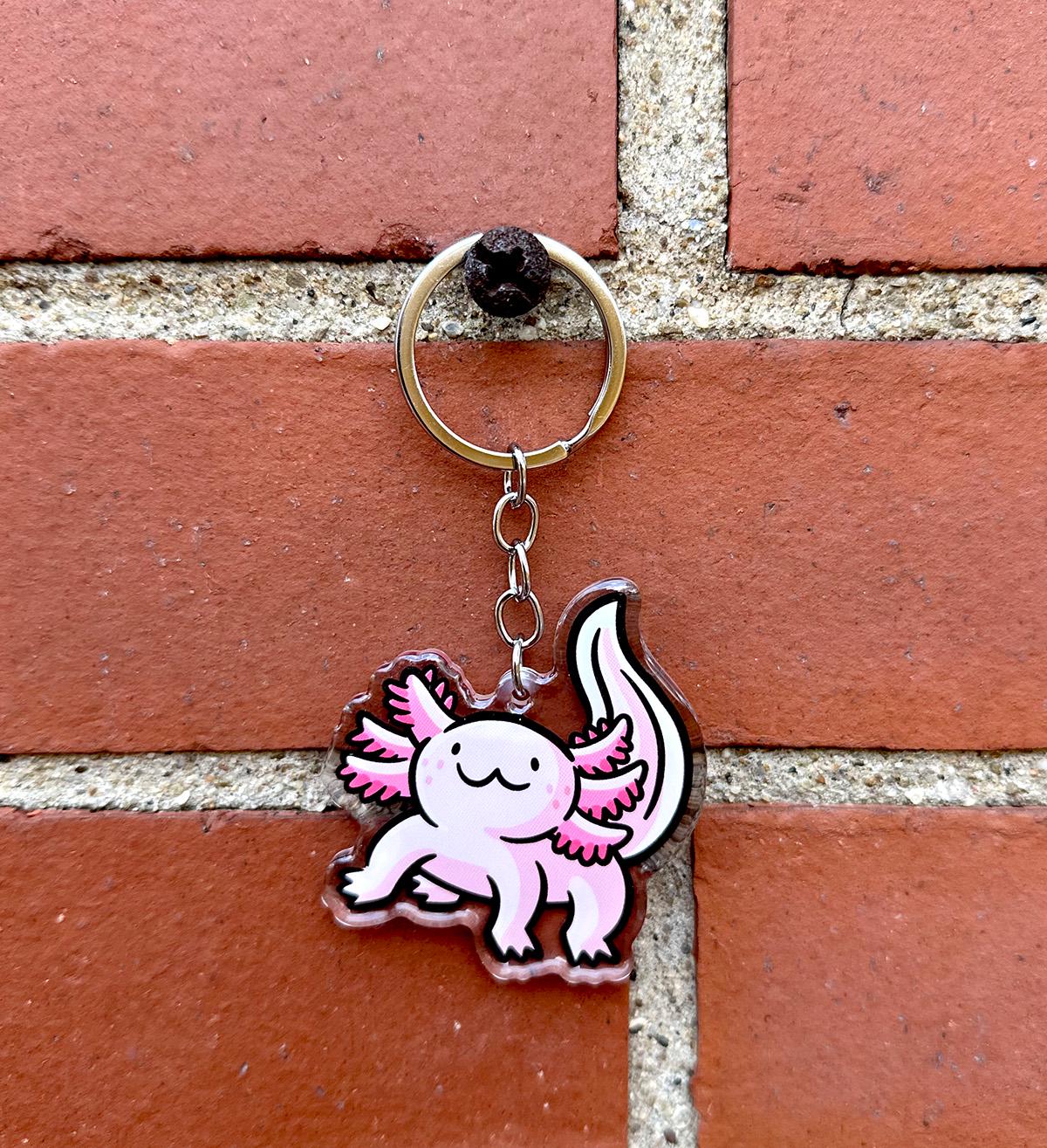 Axolotl Keychain