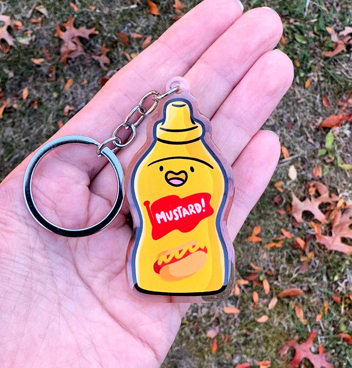 Mustard Keychain