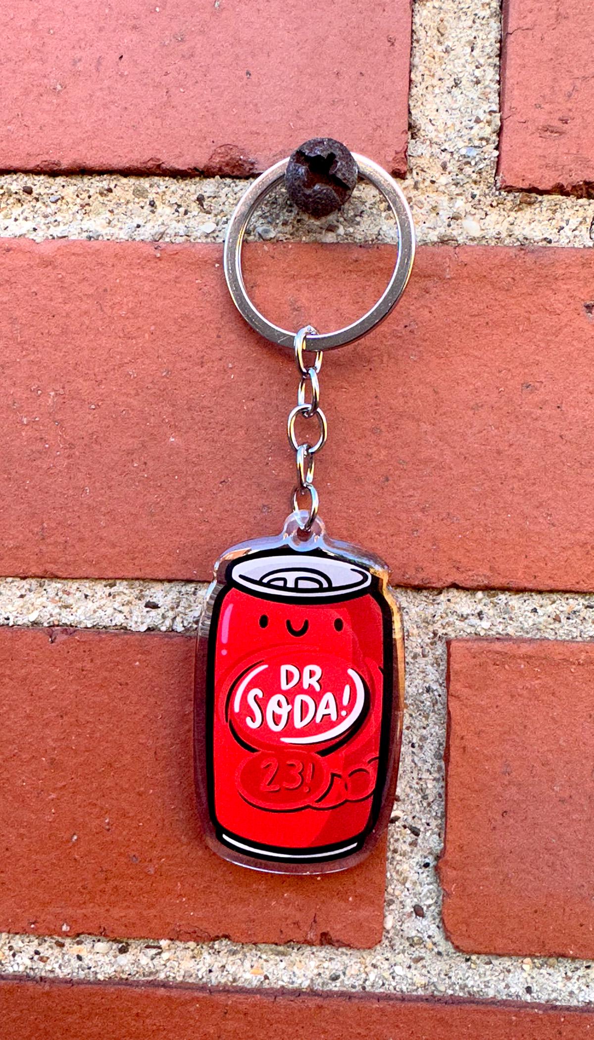 Dr. Soda Keychain