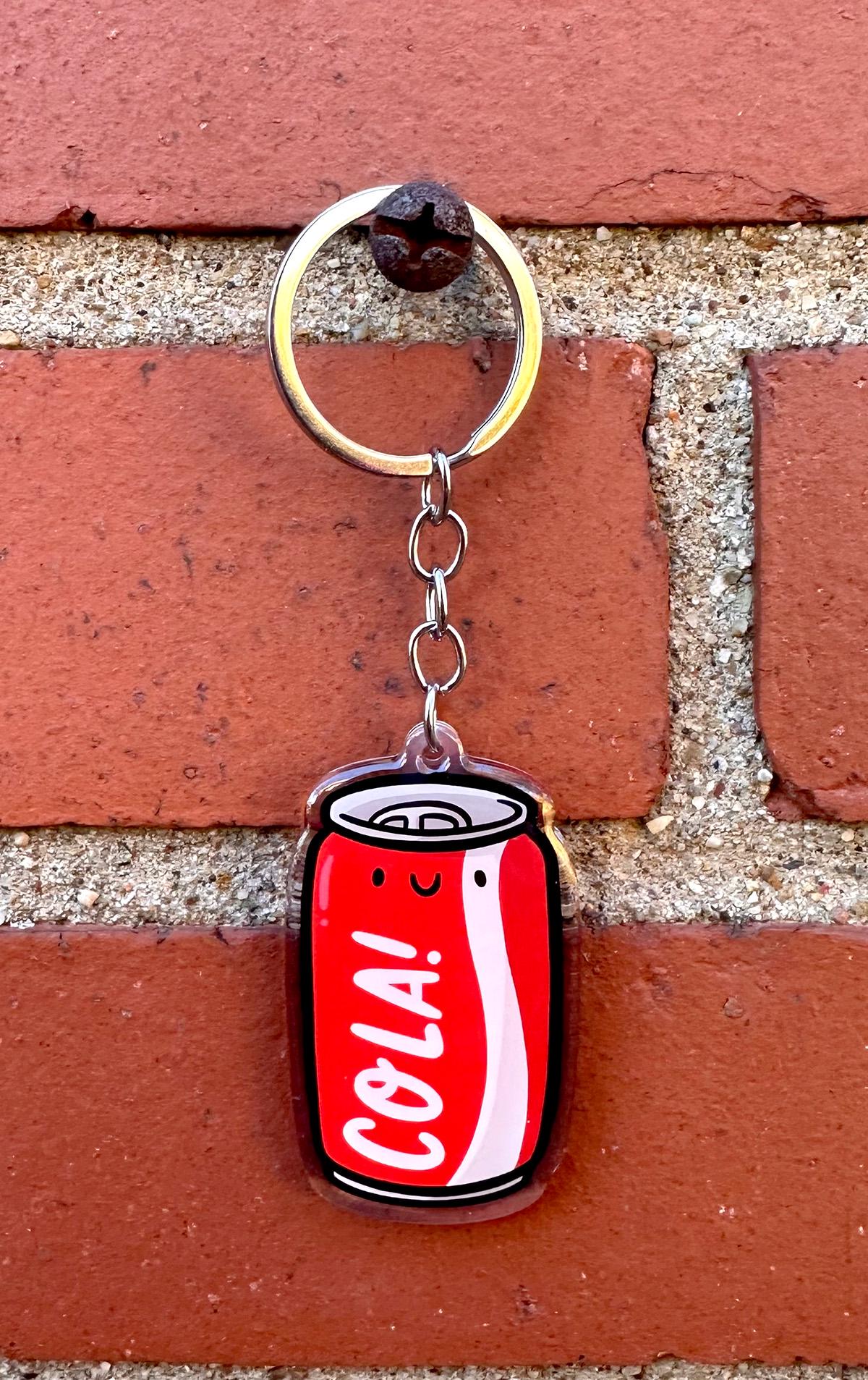 Cola Keychain